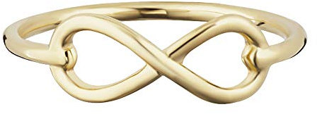 cai Damen Ring 925/- Sterling Silber vergoldet ohne Stein gelb 135270166