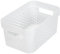 Curver Infinity-Behälter, 4,5 l, weiß, 26 x 17,5 x 12,3 cm, recycelter Kunststoff