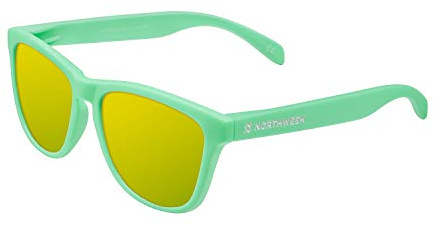 NORTHWEEK Unisex-Erwachsene Regular LETHAM Sonnenbrille, Gold, 140.0