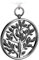 FABACH Lebensbaum Schlüsselanhänger Spring - Baum des Lebens Anhänger als Glücksbringer für den Schlüsselbund - Tree of Life Schlüsselanhänger in glänzendem Silber