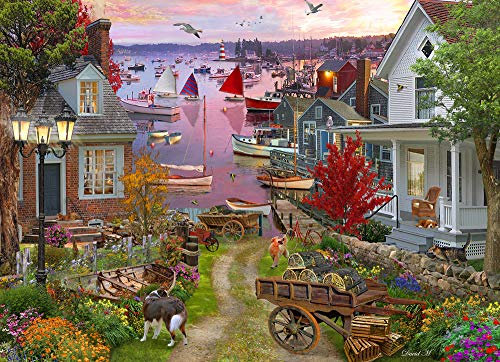 Puzzle Abend im Hafen, 1000 Teile
