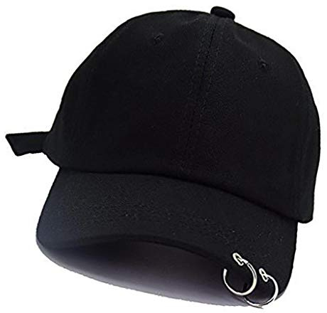 Baseball Cap K-pop Hysteresen-Hut Eisen-Ring, Justierbarer Hip Hop-Hut