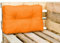 Royal Schneider Rückenkissen Palettenkissen Set Palettensofa Palettenpolster - 1x Rückenkissen (60x40cm), Farbe -Orange