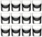 simpahome Lucenté Grande Chunky Whiskey Glasses - 12 x 135ml