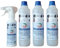 PIP Detergente Policarbonato Prontocarb, Conf. 3 FL.da 0,5 LT.+ Vapo Mini, Pronto all'Uso, Specifico per Caschi, Visiere, Occhiali, Paravento da Moto, Tastiere in PLC e Schermi in LCD