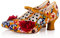 Ruby Shoo Women's Gillian Low Heel Mary Jane Pumps Ochre Floral UK 6