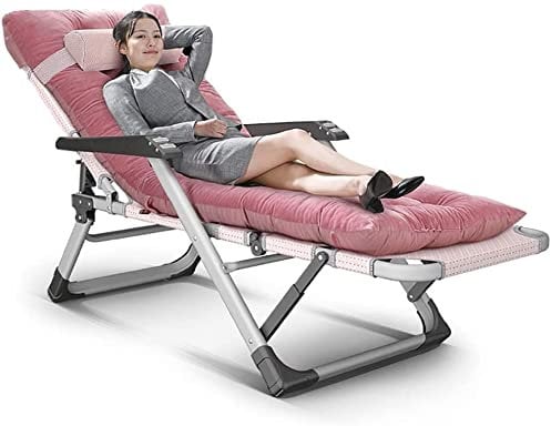 Zero-Gravity-Loungesessel, Zero-Gravity-Stühle, klappbar, gepolstert, Liegestühle für schwere Beanspruchung, Garten-Strand-Loungesessel mit dickem Kissen, für Strand, Pool, Außenterrasse, Garten,
