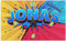 timalo® Coole Gamer Uhr Gaming Poster personalisiert mit Namen | Zimmer Dekoration Banner Bild mit Uhrwerk Deko Wanduhr Wandbild Comic Style | pu-16-120x61cm-d