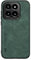Kepuch Silklike Funda para Xiaomi 14 - Case Carcasa Placa de Metal Incorporada para Xiaomi 14 - Verde