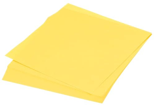 QUARKZMAN 75 Blätter Origami-Papier beidseitig bedruckt 6x6 Zoll (15x15 cm) quadratische Blätter für Kunsthandwerk, Anfänger, Geschenkdekoration, fluoreszierendes Gelb