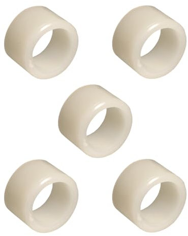 cyclingcolors 5x coussinet entretoise cylindrique plastique nylon vis rondelle palier lisse roulement précision isolation, 8 x 12 x 10mm