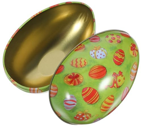 SAFIGLE Boîte À Oeufs De Pâques Boîte À Bonbons en Métal Lapin De Pâques Coquilles D'oeufs De Pâques Vides Oeufs De Pâques À Remplir Décorations De Pâques Boîte en Fer Blanc Jouets pour