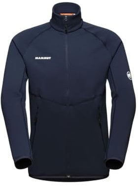 Mammut Aconcagua ML Jacket Men | Giacca in Pile da Uomo con Zip per Montagna | Marine, XL