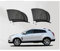 Auto Sonnenshutz Sonnenschutz Die Rückseite Autofenster UV-Schutz Netzgewebe Verhindert Mücken Sonnenschein Sichtschutz Faltbarer Vorhang 2 Stück Sonnenblende Auto Netz(SUV Complete Set)