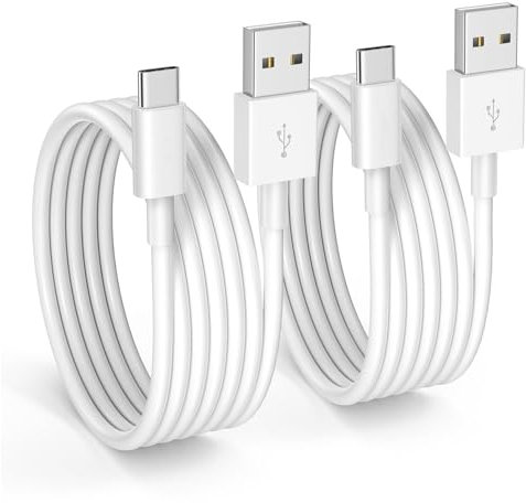 Carplay - Cable de carga rápida para iPhone 15 USB A a USB C, paquete de 2 unidades [1 m + 2 m] para iPhone 16/15 Pro Max/Plus, iPad Pro, MacBook, Samsung Galaxy