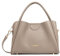 LANCASTER | Ida Double – Handtasche aus genarbtem Rindsleder, Kieselstein-Optik, goldfarben, Kieselstein – In – Gold, Einheitsgröße