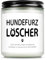 Giftasy Geschenke für Hundebesitzer Frauen - Duftkerze mit Spruch, Lustige Geschenk für Hunde Liebhaber Frau zum Geburtstag, Hundefurz Löscher