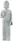 Gartenskulptur Zen, stabile Buddha-Figur für drinnen und draußen (B)