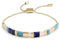 RADLEY 18ct Gold Plated Semi Precious Stone Friendship Bracelet