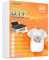TRILINK DTF Transferfolie A3 (29,7 x 42cm)-100 Blätter Premium PET Direct to Film Druck Folie, Transferpapier für DTF Drucker-Geeignet für Baumwolle, Polyester und Textilien - Ideal für T-Shirt Druck