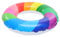 JOINPAYA Regenbogen-schwimmring Schwan Ballon Spaß Tauchen Schwimmen Pools Schwimmbad Wasser Outdoor-schwimmring Schwimmreifen Sommerschwimmzubehör Colorful PVC