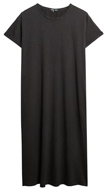 Superdry Damen T-Shirt-Midikleid Schwarz 40