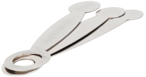 Kisangel 3 Stück Flöten Reparatur Polster Werkzeugset Aus Edelstahl Für Querflöte Und Piccolo Robustes Blasinstrumenten Reparaturwerkzeug Für Undichte Lederpolster