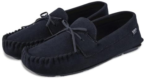 Isotoner® Mens Herringbone Lined Moccasin