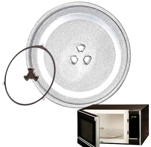 Microwave Turntable Tray – Clear Glass Rotation Platter, Universal Cooking Disc | Replacement Heating Plate For Kitchen Appliance, Heatproof Round Dish Ensuring Even Warmth And Balanced Meal Preparati