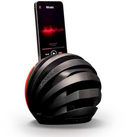 Perpetua Dionisio Circular Sound - Diffusore Acustico per Smartphone Realizzato in Zantech – Amplificatore Passivo Ecologico per Telefono, 100% Made in Italy