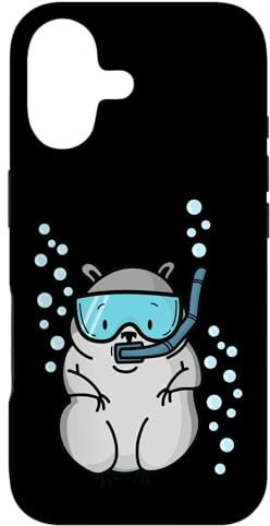 Hamster diving Rodent Pet Case for iPhone 17