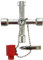 S&M 321641 Llave multiusos fontanero cabina control gas-agua-electricidad