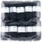 Gründl Classico Wolle (OEKO-TEX® zertifiziertes Strickgarn / Häkelgarn aus 50 % Schurwolle (Merino superwash) & 50 % Polyacryl, 50 g/120 m, Nadelstärke: 3,5 - 4,5, 10 Knäuel á 50 g), Schwarz