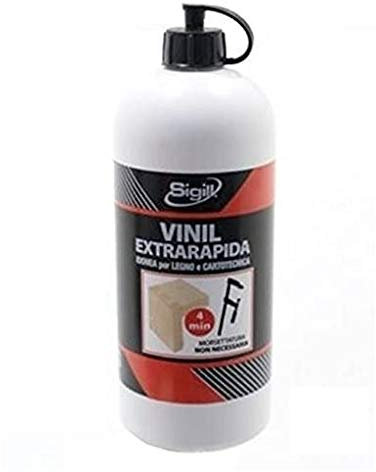 COLLA VINILICA VINIL EXTRA RAPIDA (4 MIN.) X LEGNO E CARTOTECNICA 250gr SIGILL