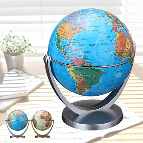 EsportsMJJ 360 Dregee Erdball Erde Erdozean Globus Welt Geographie Karte Tisch Desktop - Blau