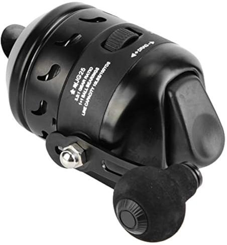 Angel Kapselrolle,Spincast Rolle Angelrolle Jg25 3,3:1Gear Ratio Casting Reel Inner Line Schießen Fischrad Geschlossene Fisch Dart Rad Eingebaute Runde Fischrolle Für