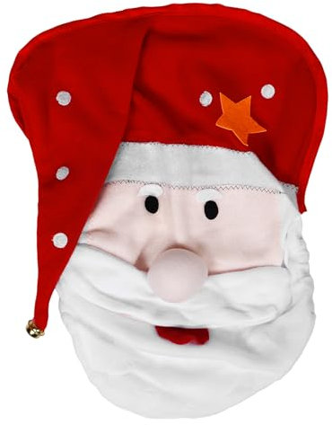 LIOOBO 1 stück Weihnachten weihnachtsmann toilettensitzbezug weiche toilettenmatte toilettendeckel Abdeckung für Hotel zu Hause weihnachtsschmuck Weihnachten