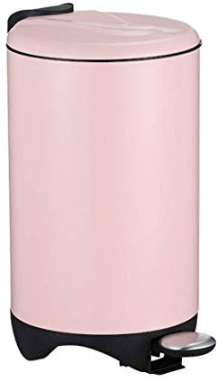 WHLMYH Corbeille, Poubelle de Cuisine, Poubelle, Poubelle de Toilette, Convient Au Salon, À L'Hôtel, Salle de N, École, Toilette, Bureau.,Rose