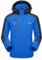 KEFITEVD Outdoorjacke Herren Wasserdicht Softshell Jacke Wanderjacke Trekkingjacke mit Kapuze Herren Funktionsjacke Winter Männer Sportjacke Himmelblau 2XL