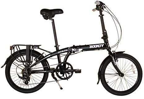 Bounty Citylite Folding Bike | Lightweight Aluminium Frame | 6 Speed Shimano Gears with Revo Shifters | ideal for Commuting | Folding Bike | Adult Bike