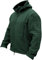 TACVASEN Herren Fleecejacke Military Outdoor Winddichte Jacke mit Kapuze, Gr. XXL, Waldgrün