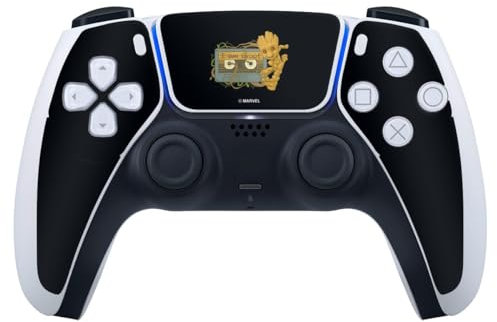 DeinDesign Skin kompatibel mit Sony Playstation 5 Controller PS5 Folie Sticker Groot Guardians of The Galaxy Marvel