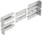 Gedotec innovative Zargenbefestigung | Frame-Fix | 1 Stk Zargen Befestigung justierbar - Wandstärke 105-125 mm | Türgewicht bis 40 Kg | Türrahmen Befestigung ohne Montageschaum, Keile, Spreizen