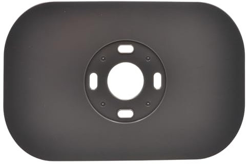MODERN WAVE - Google Nest Thermostat Wall Plate Imperfections Cover 1-Pack (Rectangular, Grey)