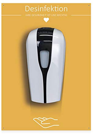 MyMAXXI | Desinfektionsmittelspender Shop Rückwand inkl. 12x Desinfektionsmittel 1000ml Sensor automatisch Wandmontage | touchless disinfection | Händedesinfektion Spender Desinfektion Hygienespender