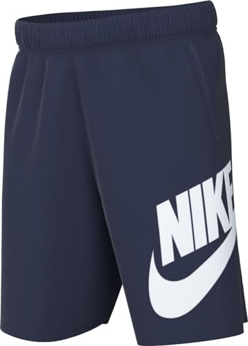 Nike Kinder Club Ft Hbr Shorts, Midnight Navy/White, 7/8 Jahre