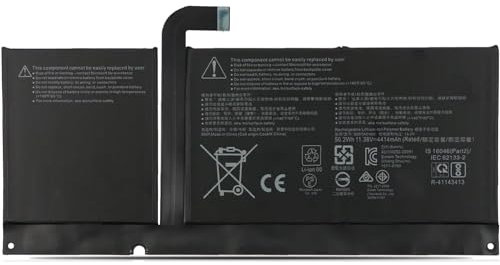 DYNC01 96BTA016H 96BTA015H Batterie d'ordinateur Portable Compatible avec Microsoft Surface Pro 8 1983 1982 Series(11.38V 50.2Wh)