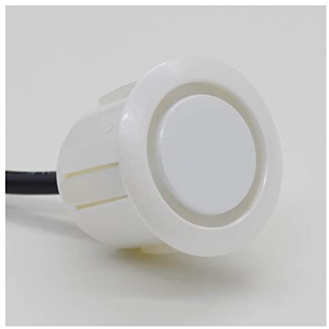 Einparkhilfe-System Vorne Und Hinten 8 Backup-Radar-Kit Toter Winkel Erkennungs Ton Warnungsanzeige Garage Parken Sensoren (Color : Weiss)