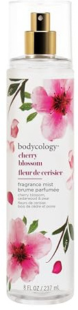 Bodycology Long-Lasting Fragrance Body Mist, Cherry Blossom, 8 fl oz