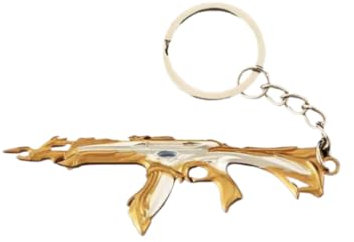 Valorant Schlüsselanhänger, hergestellt im Valorant-Waffenmodell, Schlüsselanhänger für Schlüssel, Handys, Rucksack-Dekoration, Forsaken Vandal, 5-10cm